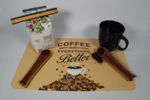 Bamboo Coffee Scoop/Bag Clip