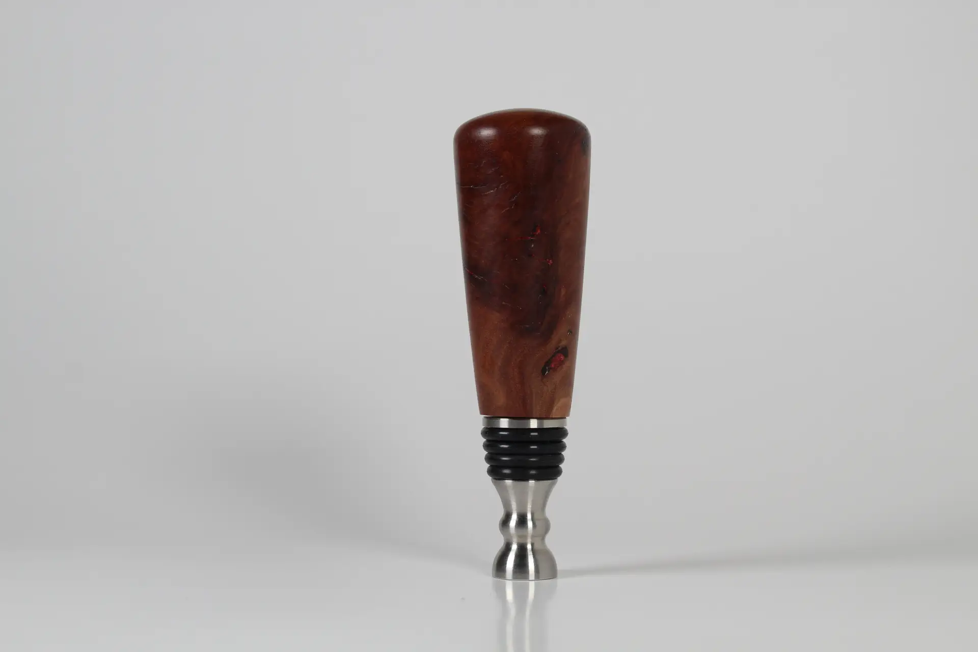 Hand Turned Wooden Wine Stoppers – Stainless Steel Stopper & Signature Woods - Image 3