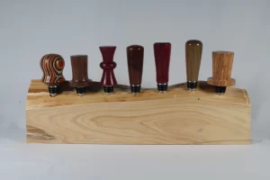 Hand Turned Wooden Wine Stoppers – Stainless Steel Stopper & Signature Woods